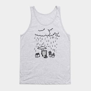 rain cat Tank Top